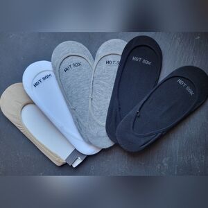 Hot Sox Liner Socks 6 Pairs Size 4-10